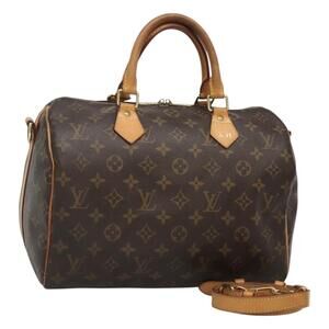 LOUIS VUITTON Monogram Speedy Bandouliere 30 Hand Bag M40391